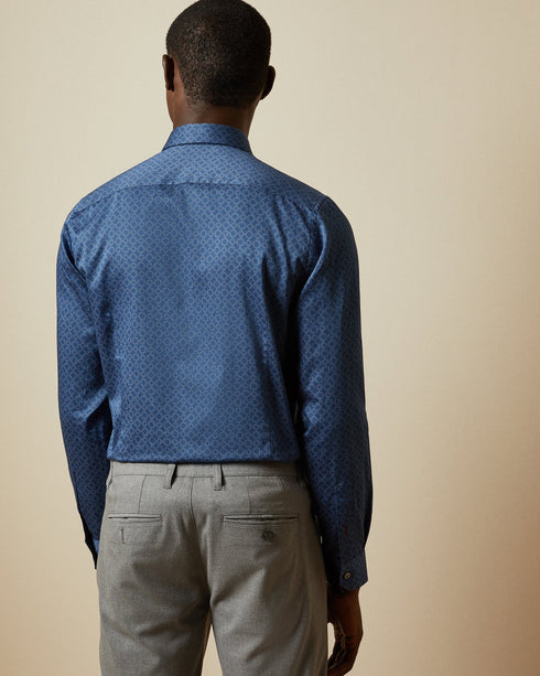<P>Cotton Geo Print Shirt</P>
<P><Span>What Could Be More Dapper Than Whonos? Made In Cotton With A Geo Print Design, This...